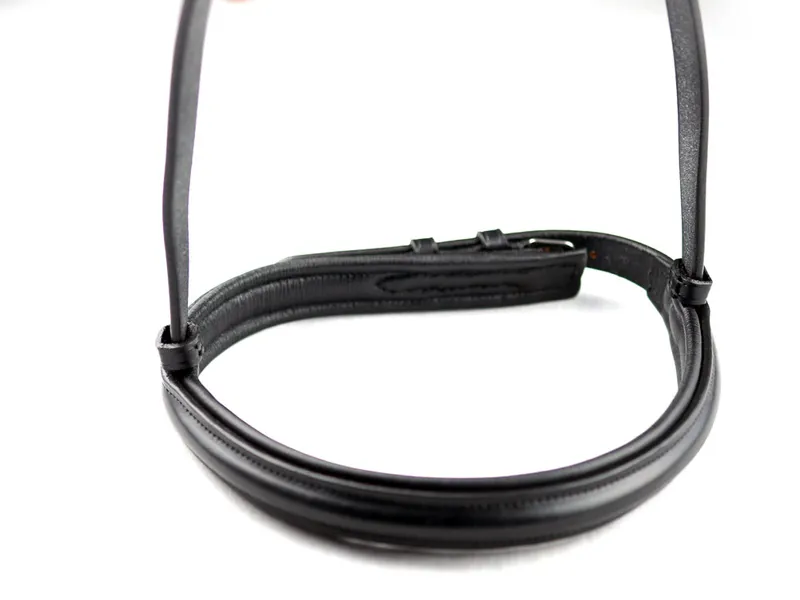 Dever Ascot Comfort Padded Show Noseband Black