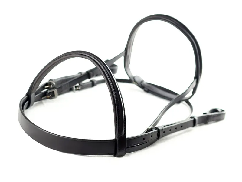 Dever Ascot Comfort 5/8in Raised And Padded Bridle Brown-3