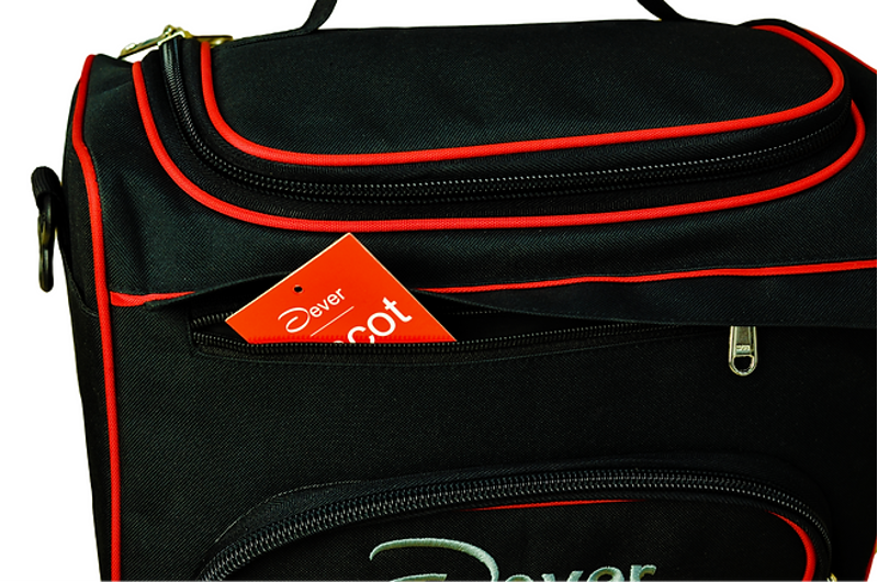 Dever Grooming/Utilty Kit Bag Black/Red-3