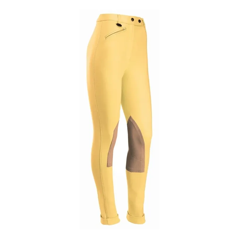 Equetech Junior Deluxe Prima Jodhpurs Canary