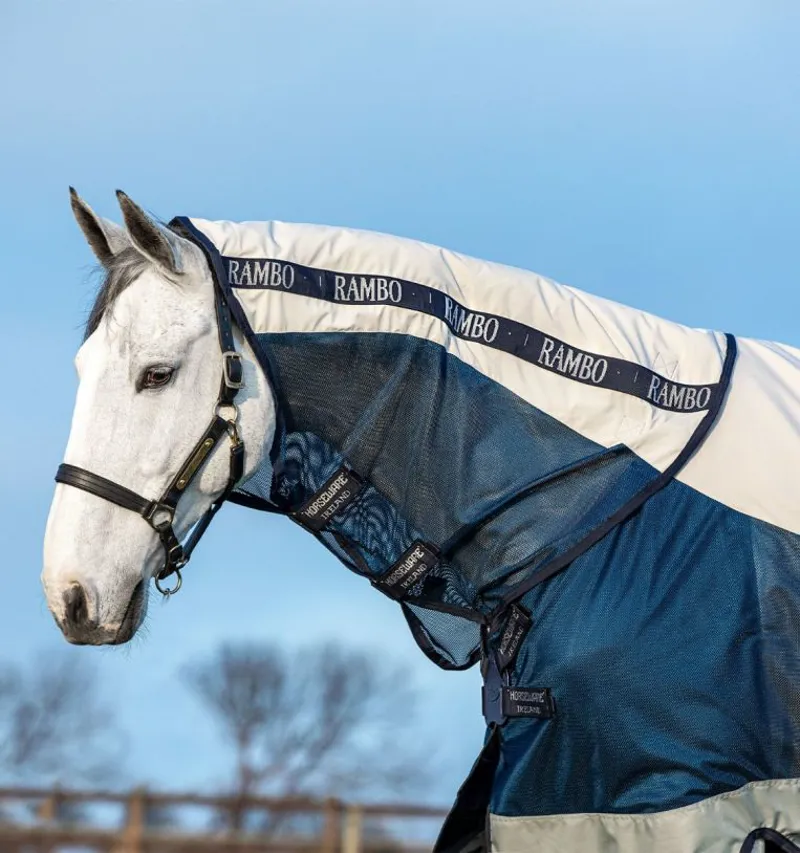 Rambo Summer Series Turnout Rug Navy/Grey-1