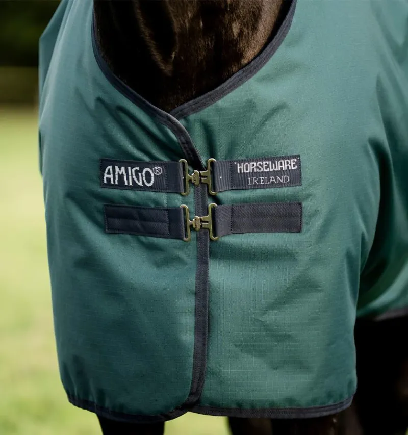 Amigo Ripstop 900D Turnout 50g Light Weight Rug Dynasty Green/Navy/Silver-1