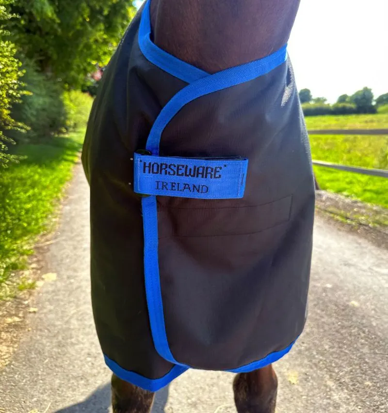 Amigo Ripstop 900D Foal Turnout 50g Light Weight Rug Black/Classic Blue-1