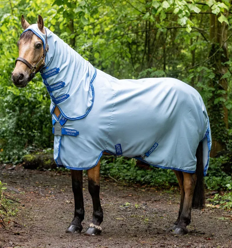 Amigo Pony Ripstop Hoody Azure-Blue