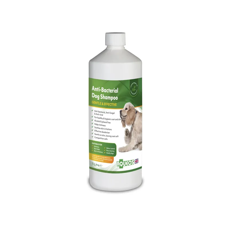 Aqueos Anti-Bacterial Dog Shampoo 1L