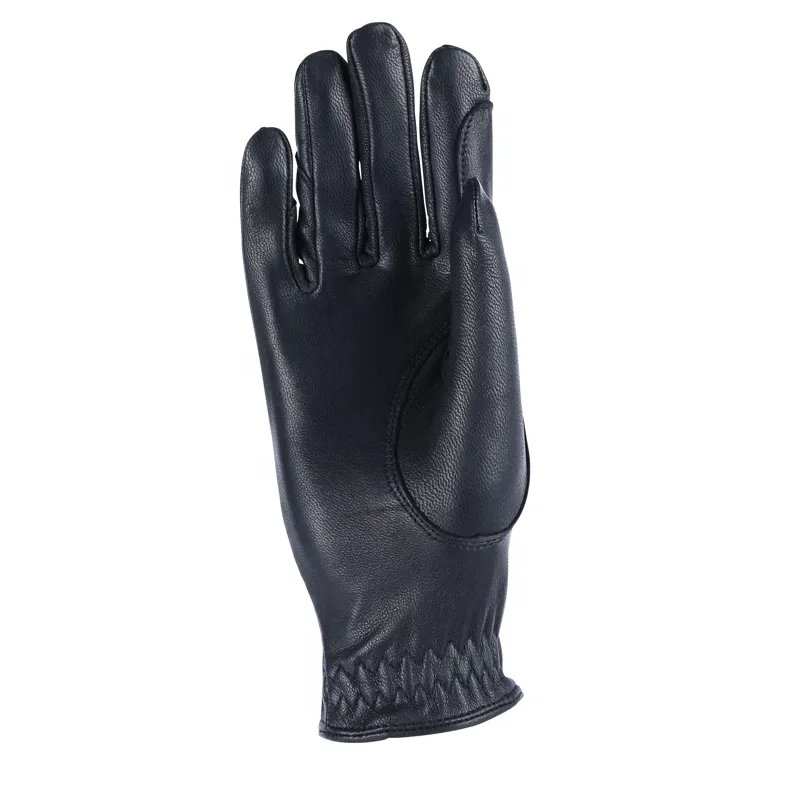 Shires Aubrion Estade Leather Riding Gloves Black-3