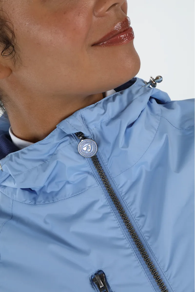 Shires Aubrion Ladies Hackney Rain Jacket Sky Blue-4