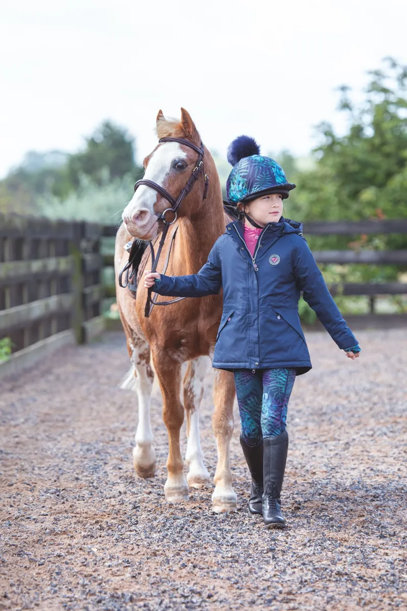 Shires Aubrion Junior Woodford Coat Navy-1