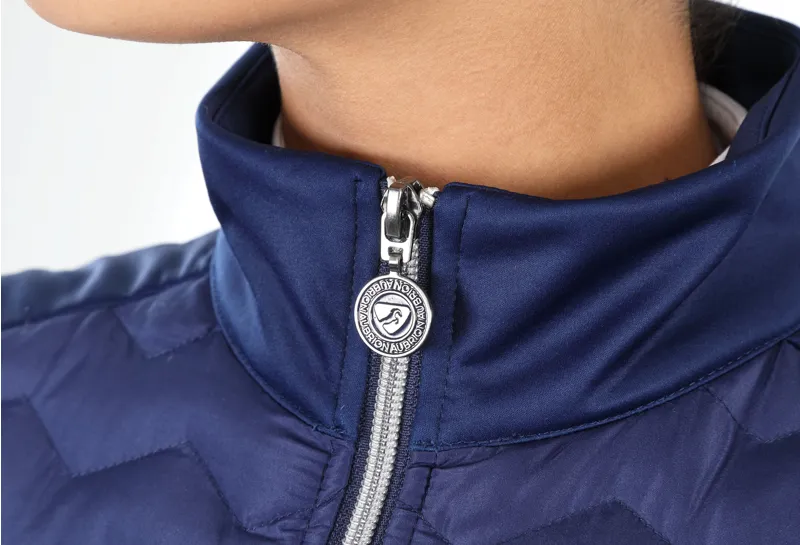 Shires Aubrion Ladies Vale Light Gilet Dark Navy-4