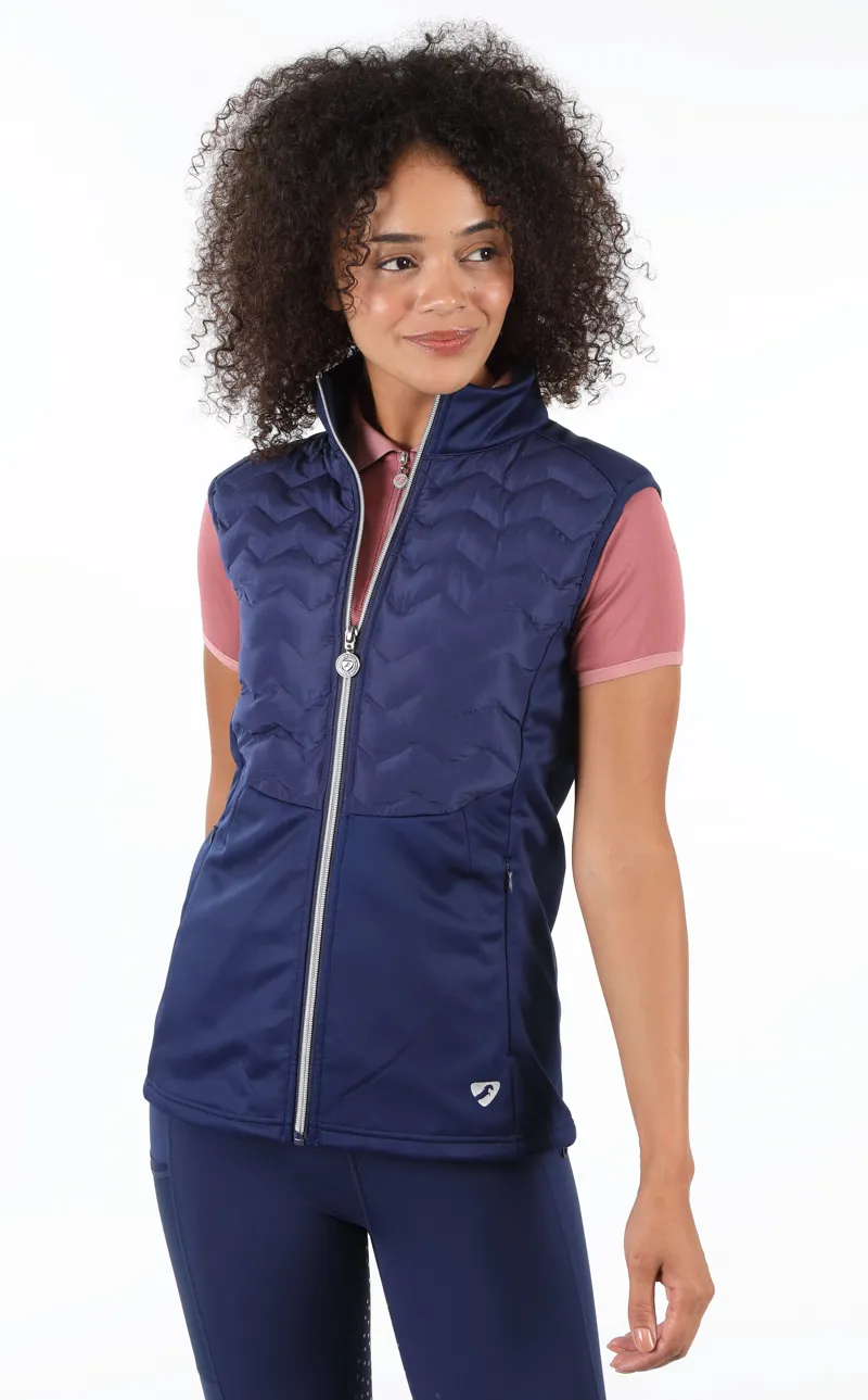 Shires Aubrion Ladies Vale Light Gilet Dark Navy