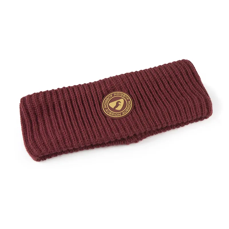 Shires Aubrion Alperton Knitted Headband Wine-1