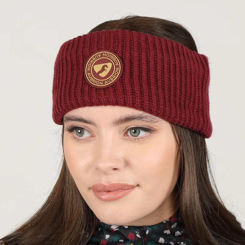 Shires Aubrion Alperton Knitted Headband Wine