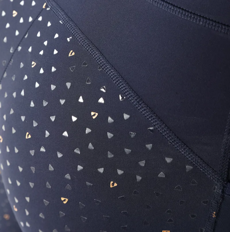 Shires Aubrion Team  Ladies Riding Tights Navy-7