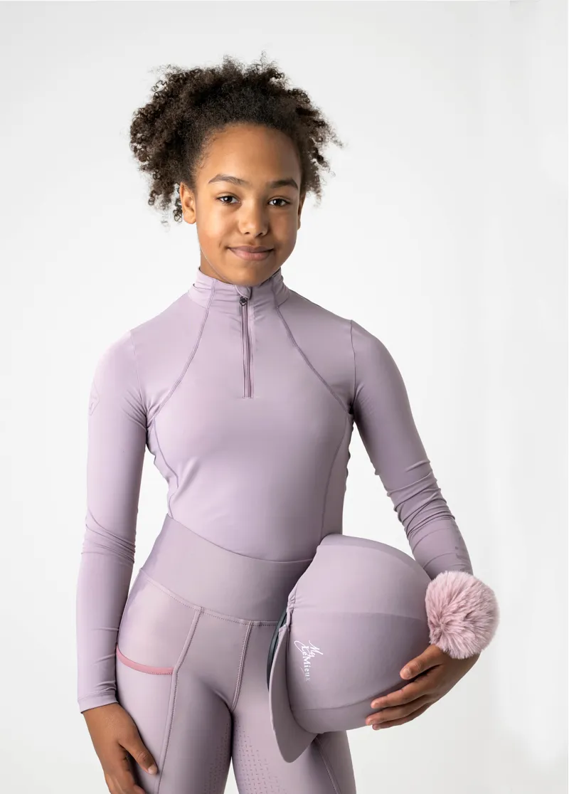 LeMieux Young Rider Hat Silk Musk-3