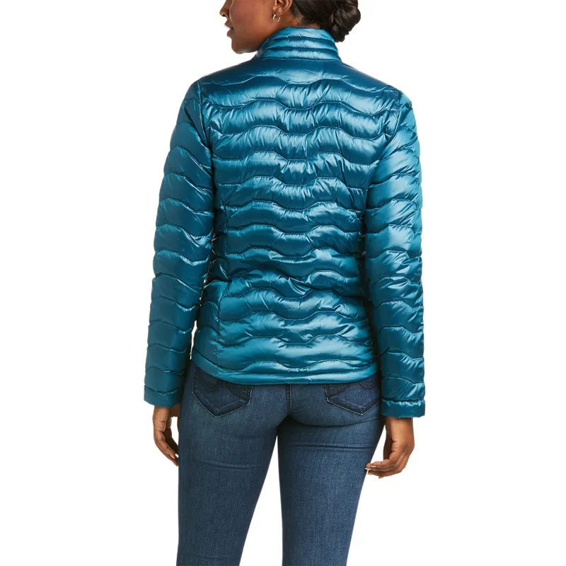 Ariat Ladies Ideal 3.0 Down Jacket Iridescent Teal -1