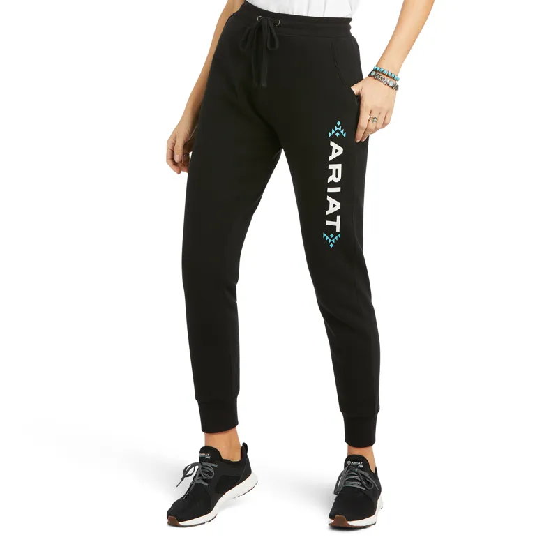 Ariat Ladies R.E.A.L Jogger Sweat Pants Black