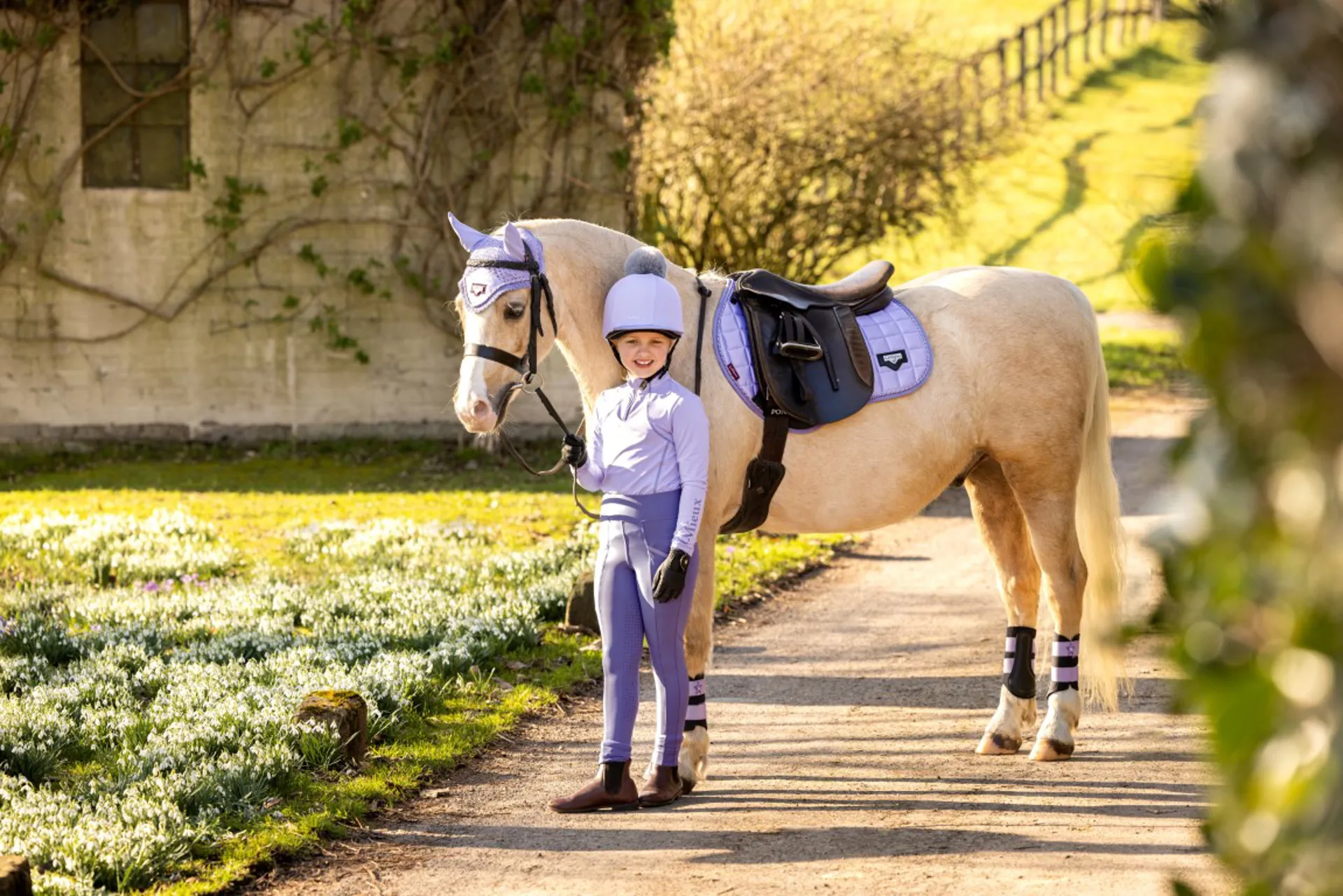LeMieux Junior Jump Square Wisteria