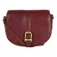 Barbour Laire Leather Saddle Bag Brown
