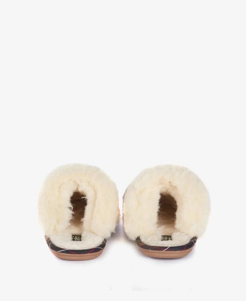 Barbour Ladies Lydia Mule Slippers Camel Suede-2