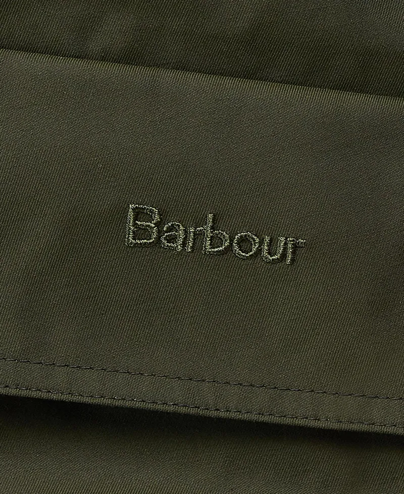 Barbour Ladies Carpel Jacket Olive/Olive Pink Tartan-6