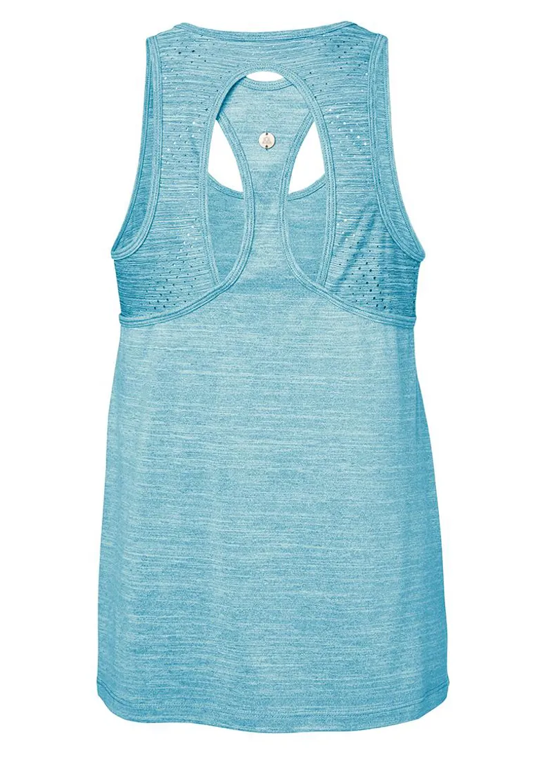 Mountain Horse Ladies Monica Tank Top Aqua Blue-2