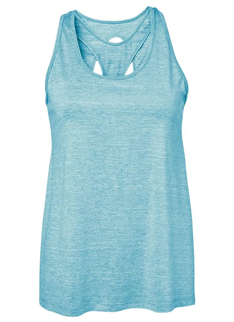 Mountain Horse Ladies Monica Tank Top Aqua Blue-1