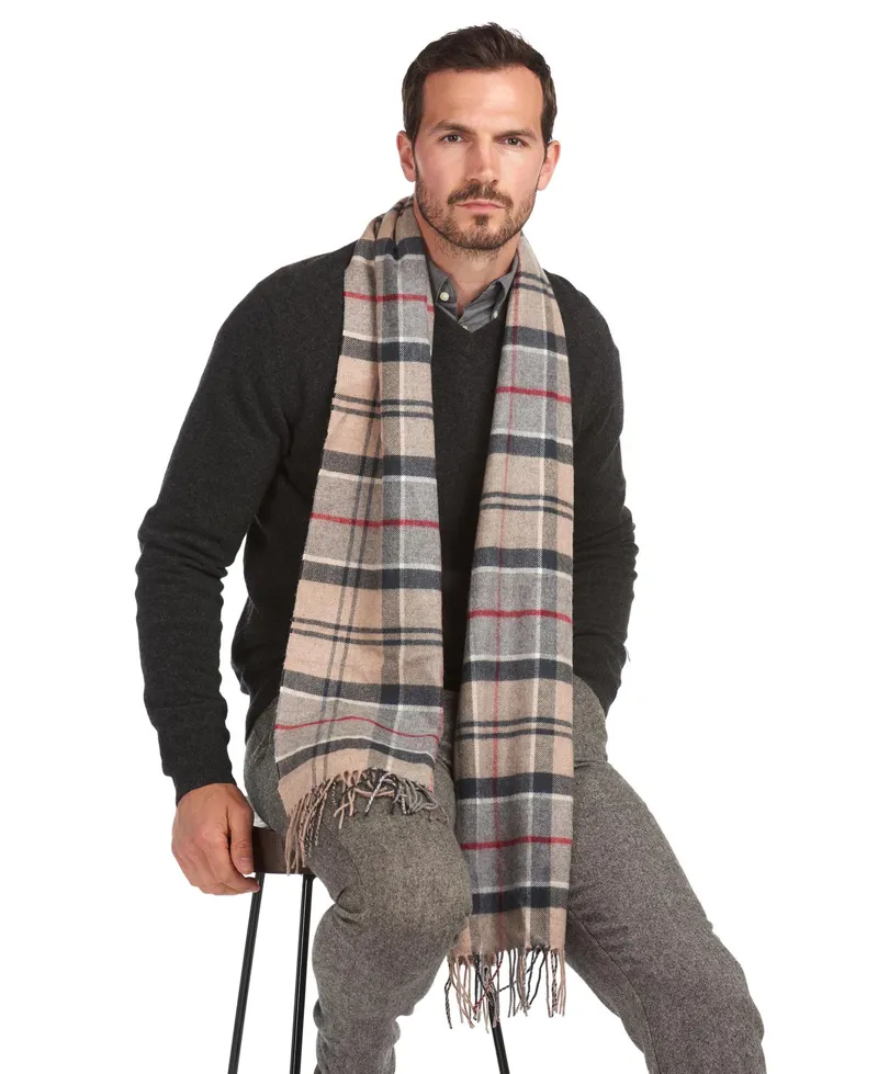 Barbour Yaxley Tartan Scarf Dress Tartan