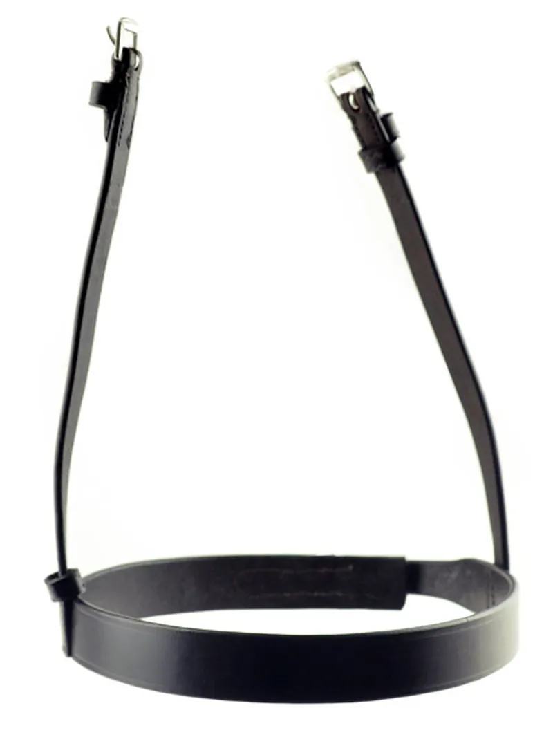 Dever Ascot Comfort Wide Plain Noseband Black