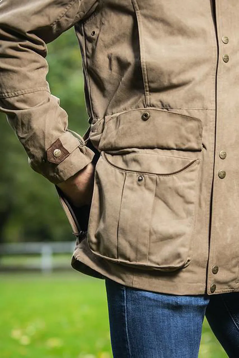 Baleno Oakwood Mens Waterproof Jacket Camel-2