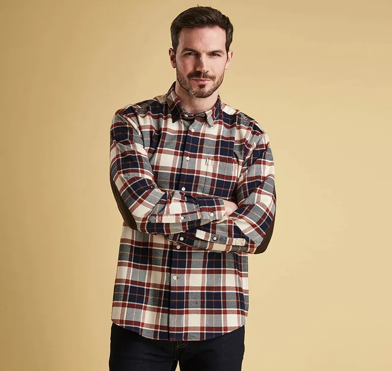 Barbour Hersley Patch Mens Shirt Rustic