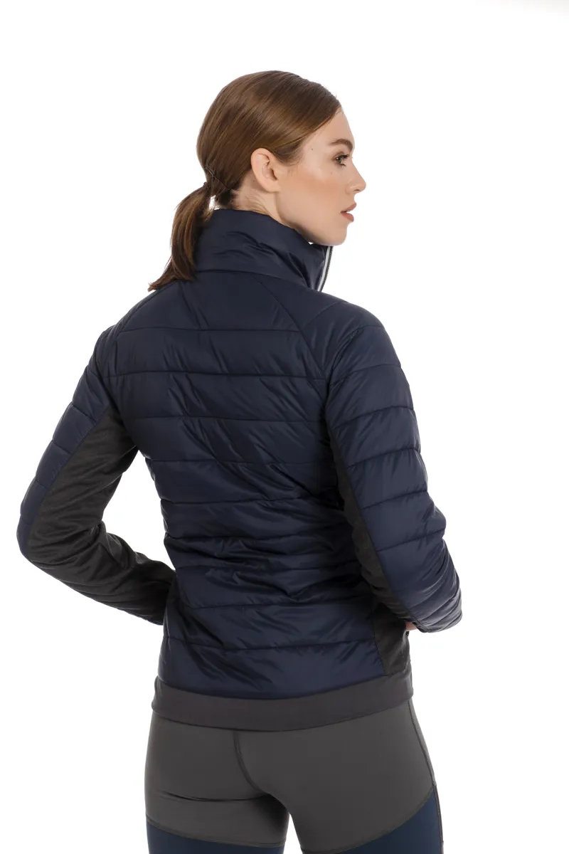 Horseware Ladies Winter Hybrid Jacket in Navy  -2