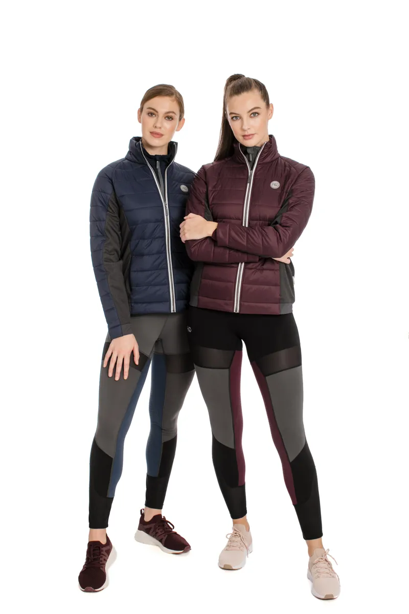 Horseware Ladies Winter Hybrid Jacket in Navy  -5