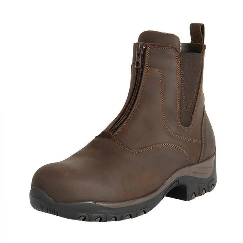 Fonte Verde Luso Ladies Zip Paddock Boot Chocolate