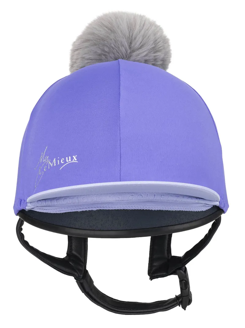 LeMieux Pom Pom Hat Silk Bluebell