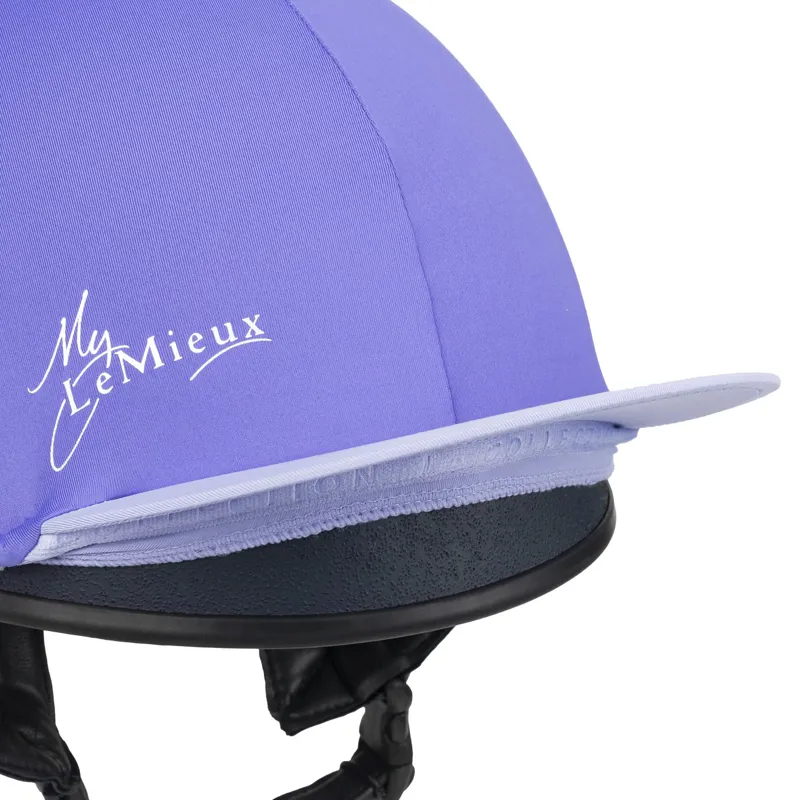 LeMieux Pom Pom Hat Silk Bluebell-4