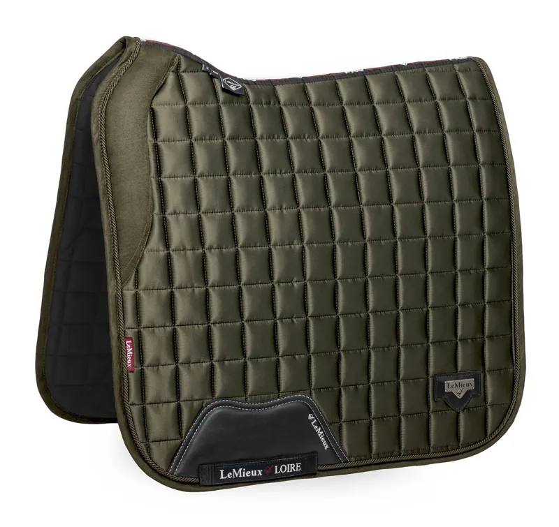 LeMieux Loire Memory Satin Dressage Square Oak Large