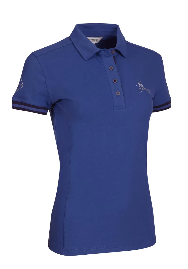 My LeMieux Polo Shirt Benetton Blue-8