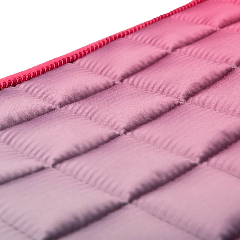 LeMieux Spectrum Dressage Square Pad Grey/Watermelon-2