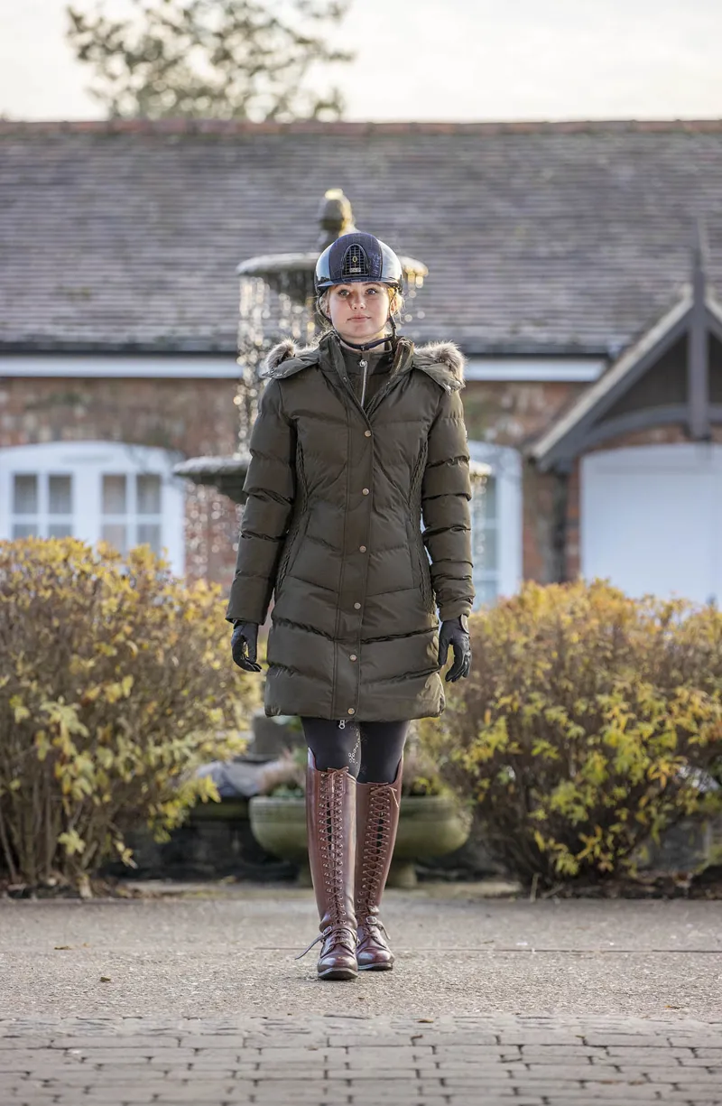 lemieux loire three quarter winter riding coat