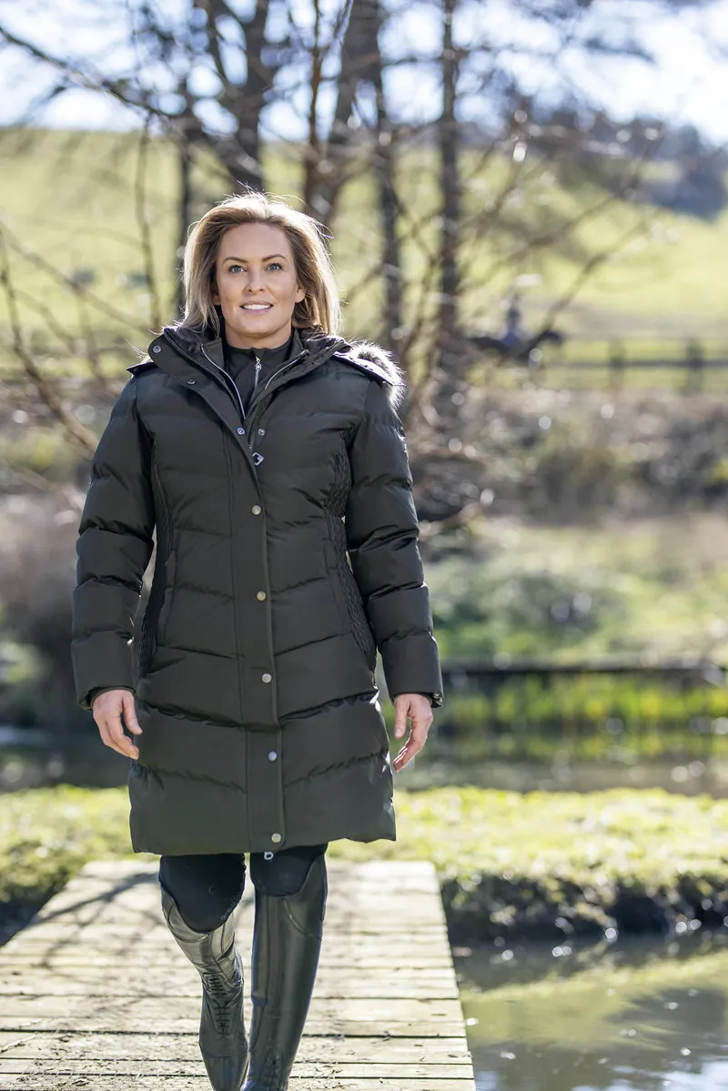 lemieux loire three quarter winter riding coat