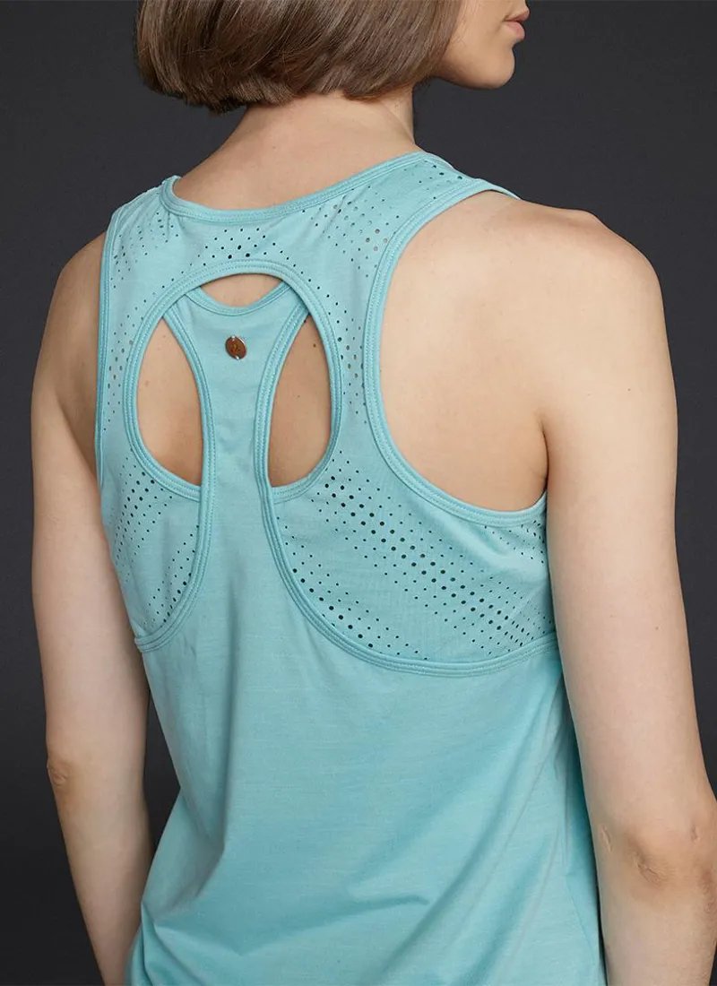 Mountain Horse Ladies Monica Tank Top Aqua Blue