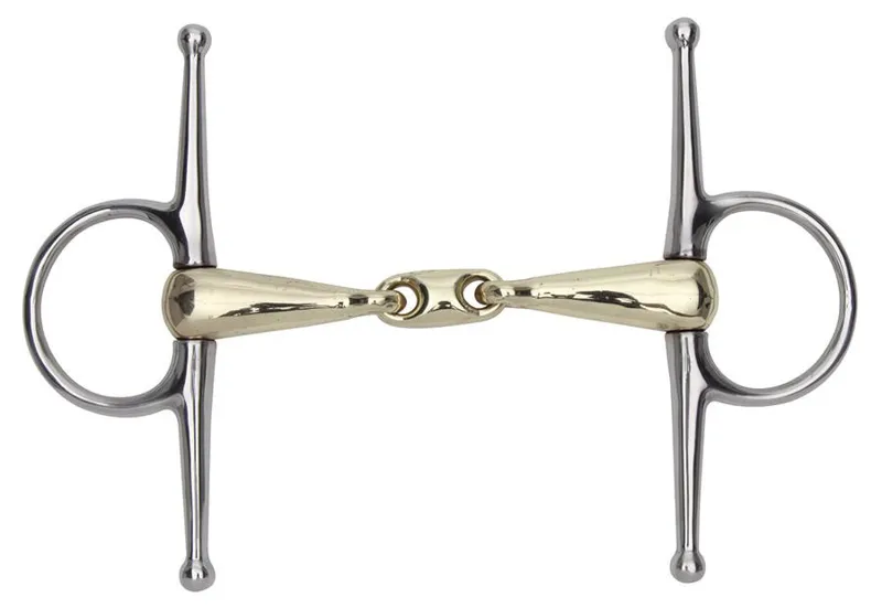 Full Cheek With Lozenge Brass Alloy Bit