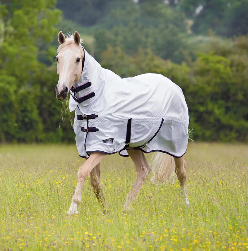 Shires Tempest Original Fly Combo Rug White/Fuchia/Navy