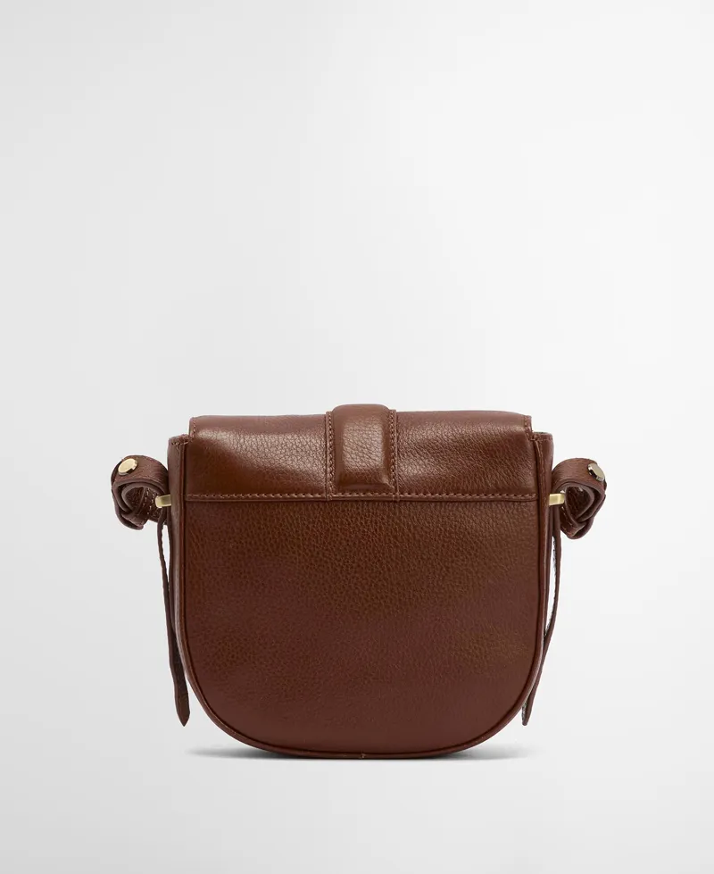 Barbour Elm Lether CrossBody Bag Brown-4