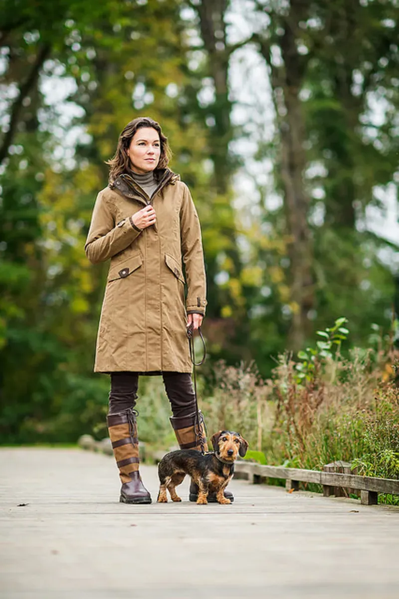 Baleno Ladies Chelsea Waterproof Coat 2025 Camel-2