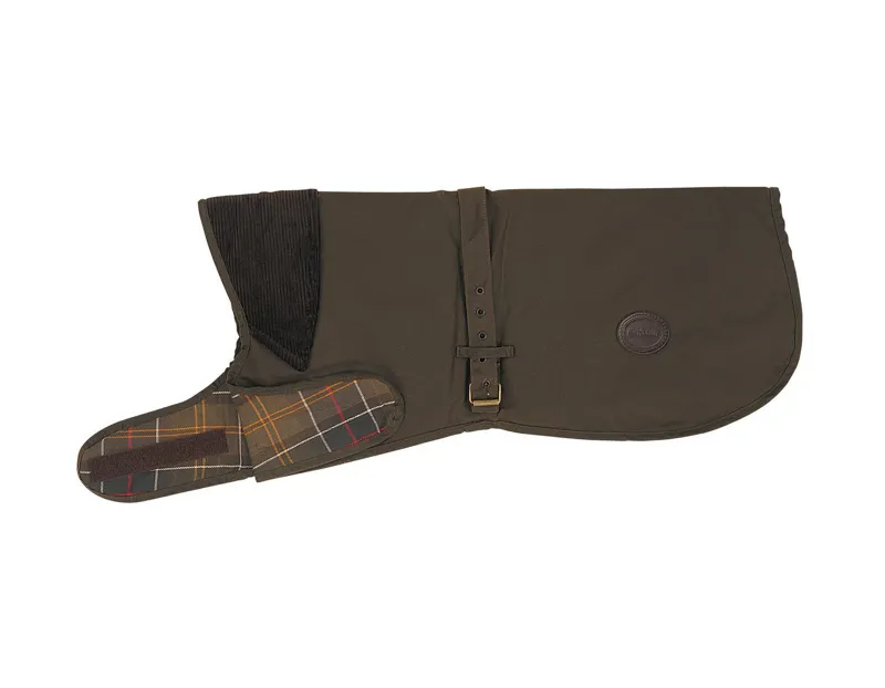 Barbour Wax Dog Coat Olive