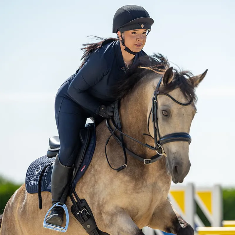 Charles Owen EQx Phoenix With MIPS Jockey Skull Black/Silver-5