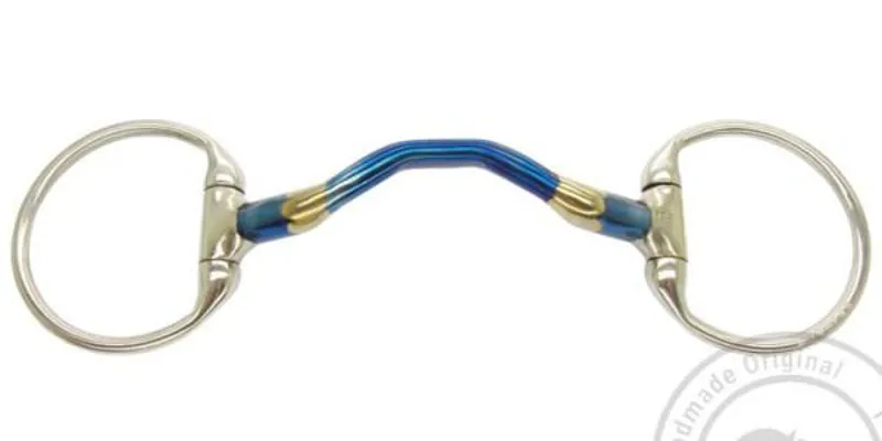 Bombers Bit Eggbutt Snaffle Happy Tongue 14mm Mouth