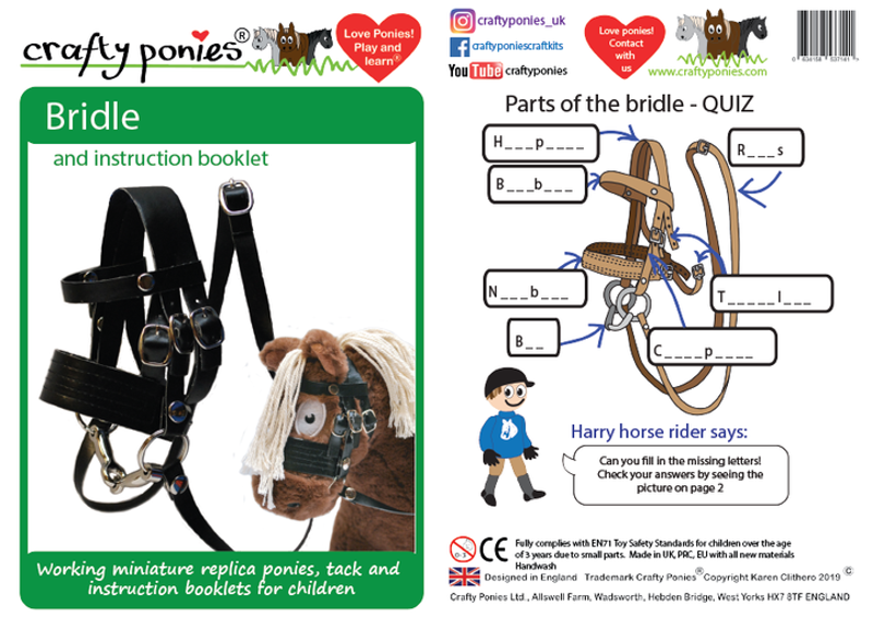 Crafty Ponies Working Bridle Black-2
