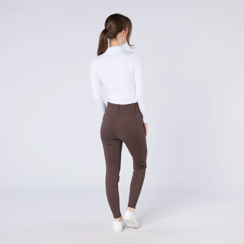 Cameo Ladies All Season Riding Tights Chocolate Brown